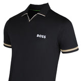 BOSS Golf Shirt - TOC Serve 2 Slim - Black SU26