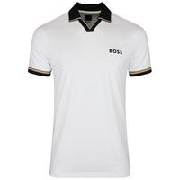 BOSS Golf Shirt - TOC Serve 2 Slim - Bright White SU26