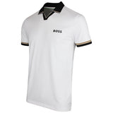 BOSS Golf Shirt - TOC Serve 2 Slim - Bright White SU26