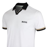 BOSS Golf Shirt - TOC Serve 2 Slim - Bright White SU26