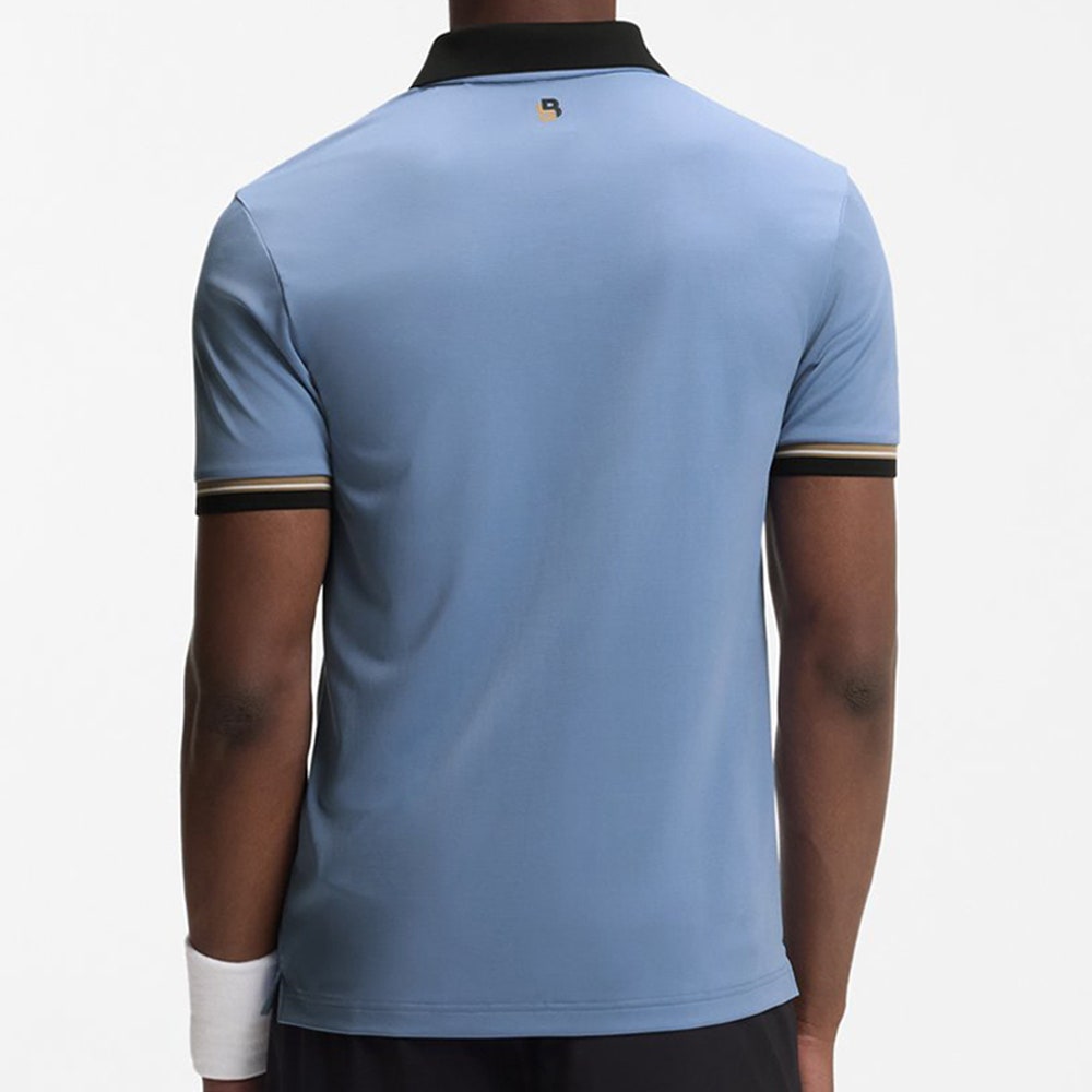 BOSS Golf Shirt - TOC Serve 2 Slim - Colony Blue SU26