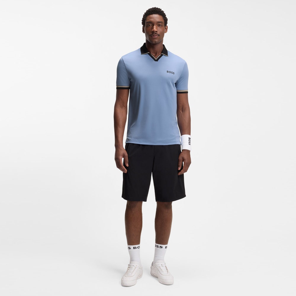 BOSS Golf Shirt - TOC Serve 2 Slim - Colony Blue SU26