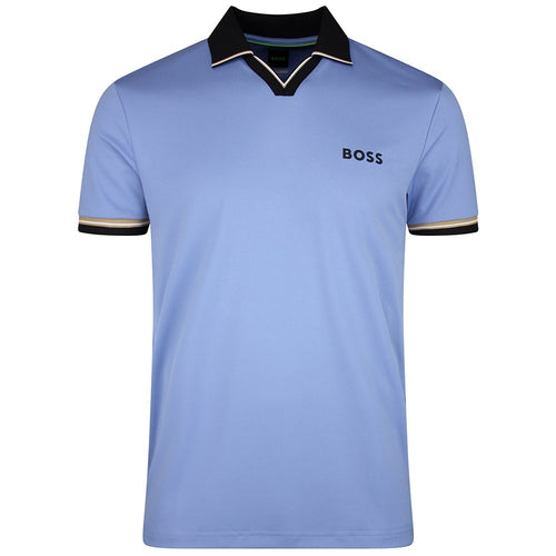 BOSS Golf Shirt - TOC Serve 2 Slim - Colony Blue SU26