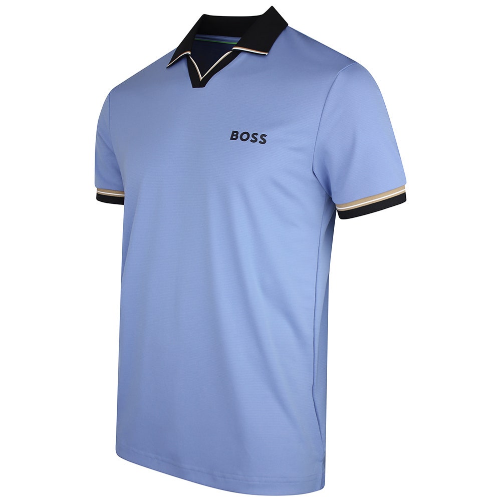 BOSS Golf Shirt - TOC Serve 2 Slim - Colony Blue SU26