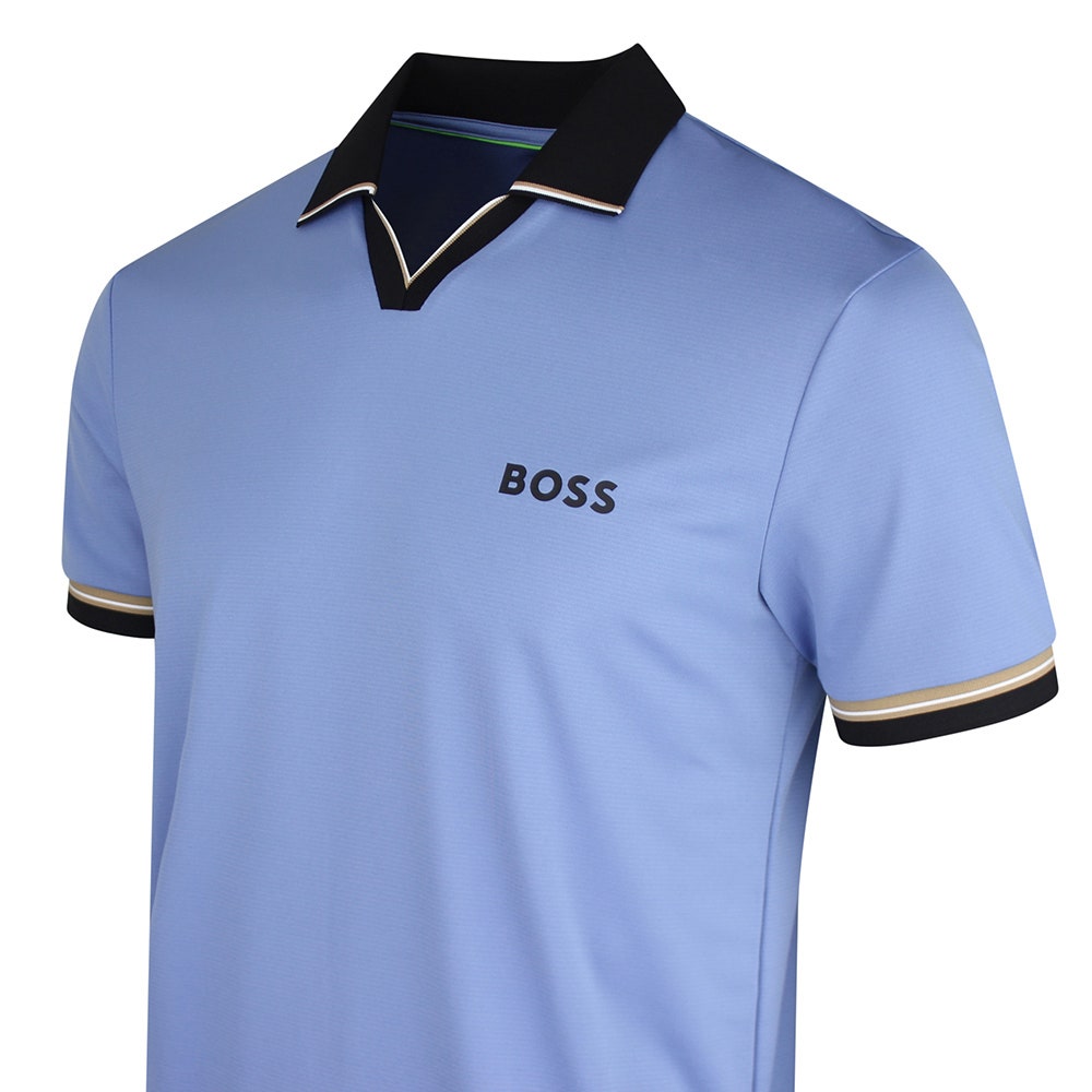 BOSS Golf Shirt - TOC Serve 2 Slim - Colony Blue SU26