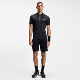 BOSS Golf Shirt - TOC Serve 3 Slim QZ - Black SU26