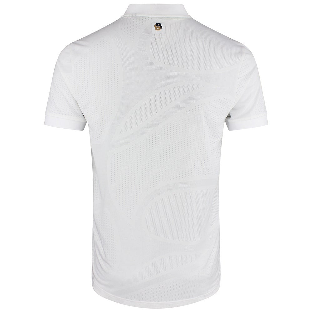 BOSS Golf Shirt - TOC Serve 3 Slim QZ - Bright White SU26