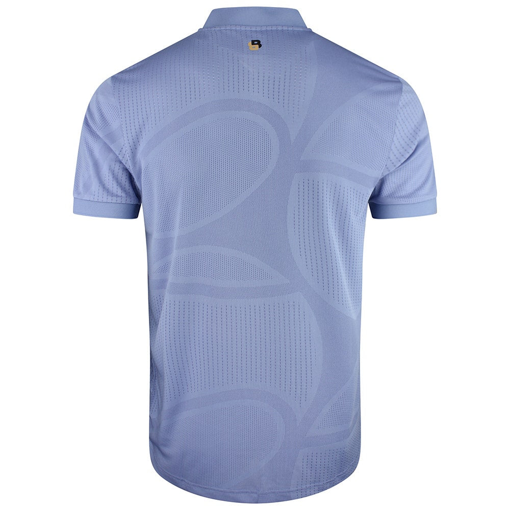BOSS Golf Shirt - TOC Serve 3 Slim QZ - Colony Blue SU26