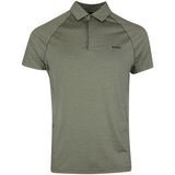 BOSS Golf Shirt - Tour Wool Slim - Olive Green SP26