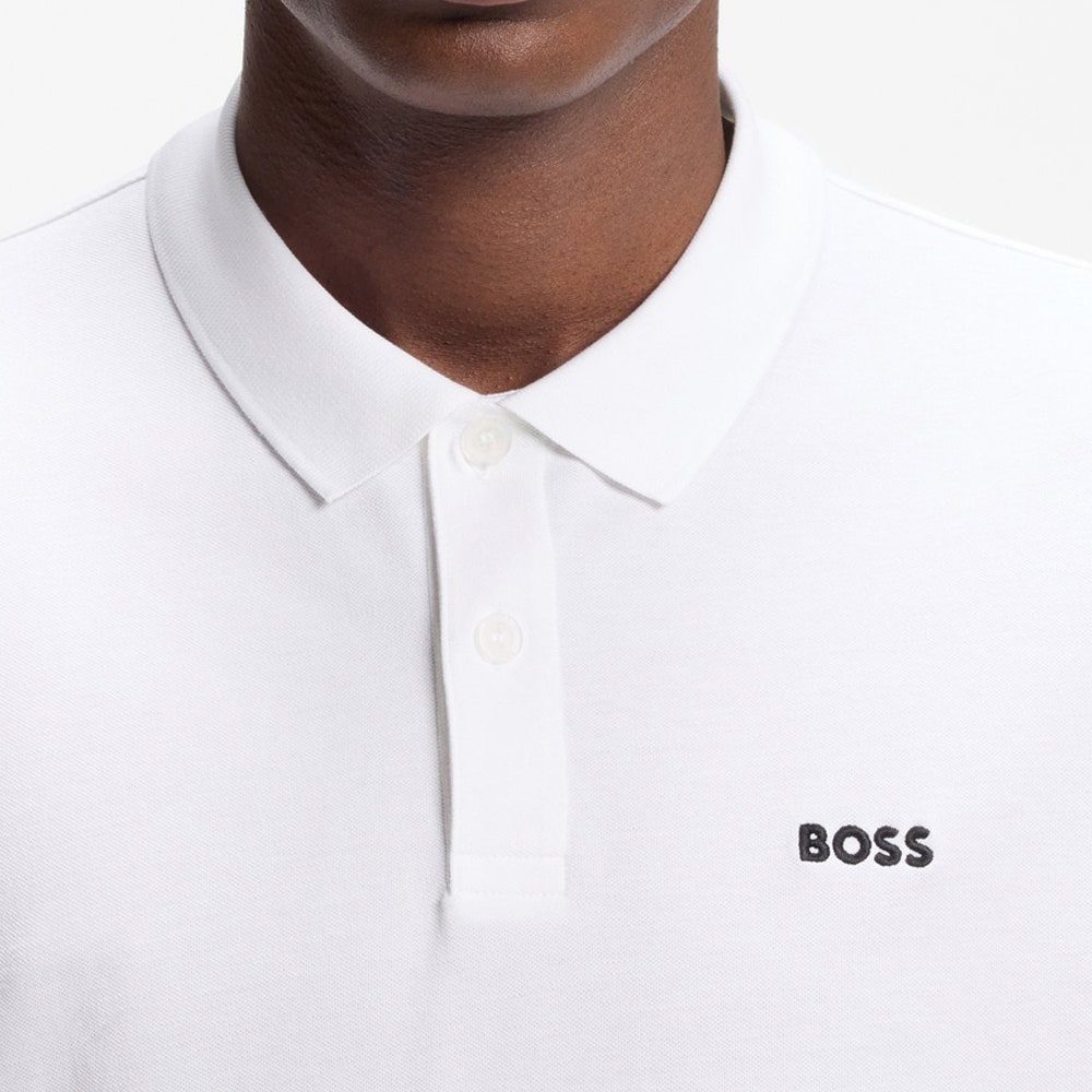 BOSS Golf Shirt - Union Paddy Reg. Fit - Bright White FA26