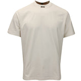 BOSS Golf Shirt - Zone Mock Neck - Almond Milk WI25