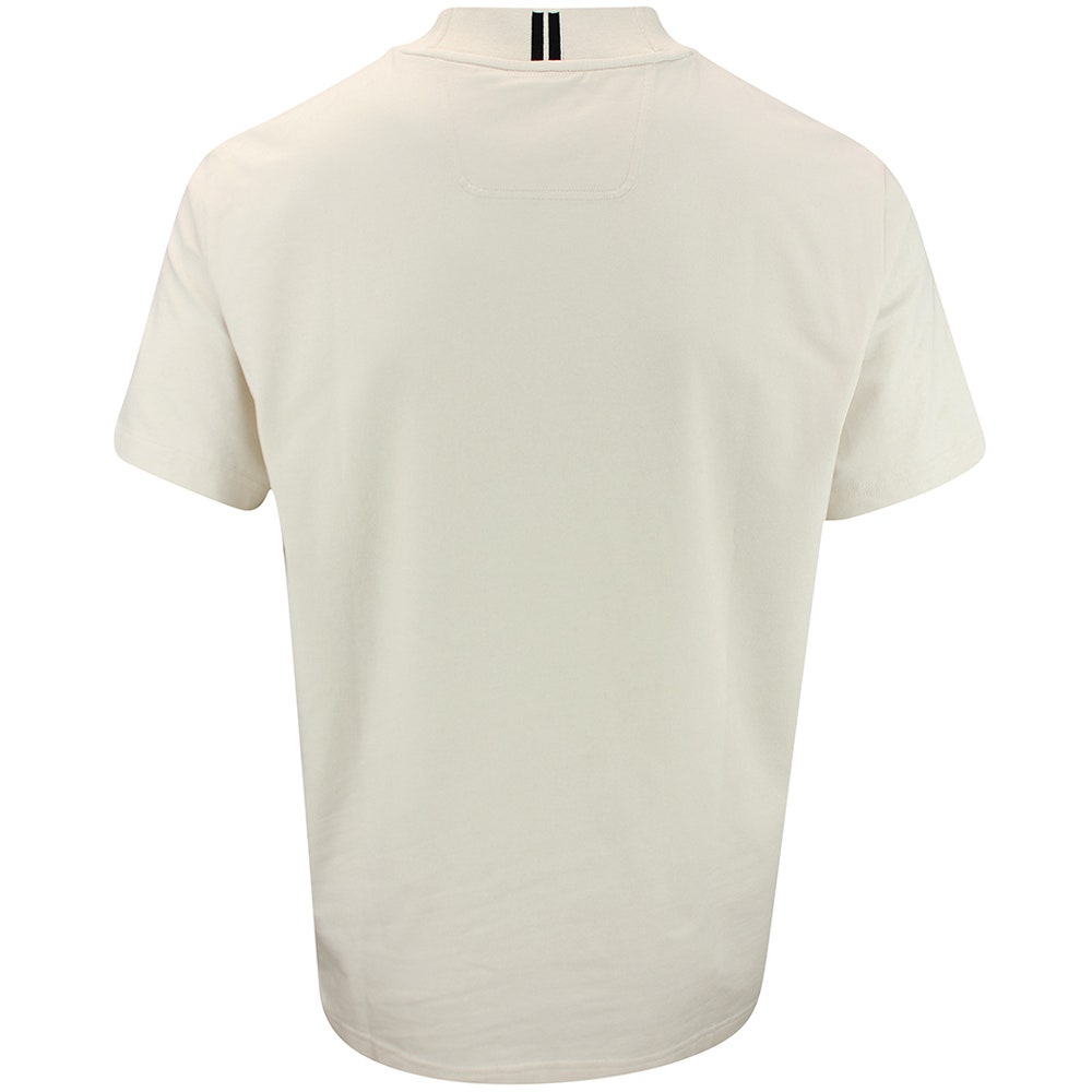 BOSS Golf Shirt - Zone Mock Neck - Almond Milk WI25