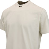 BOSS Golf Shirt - Zone Mock Neck - Almond Milk WI25