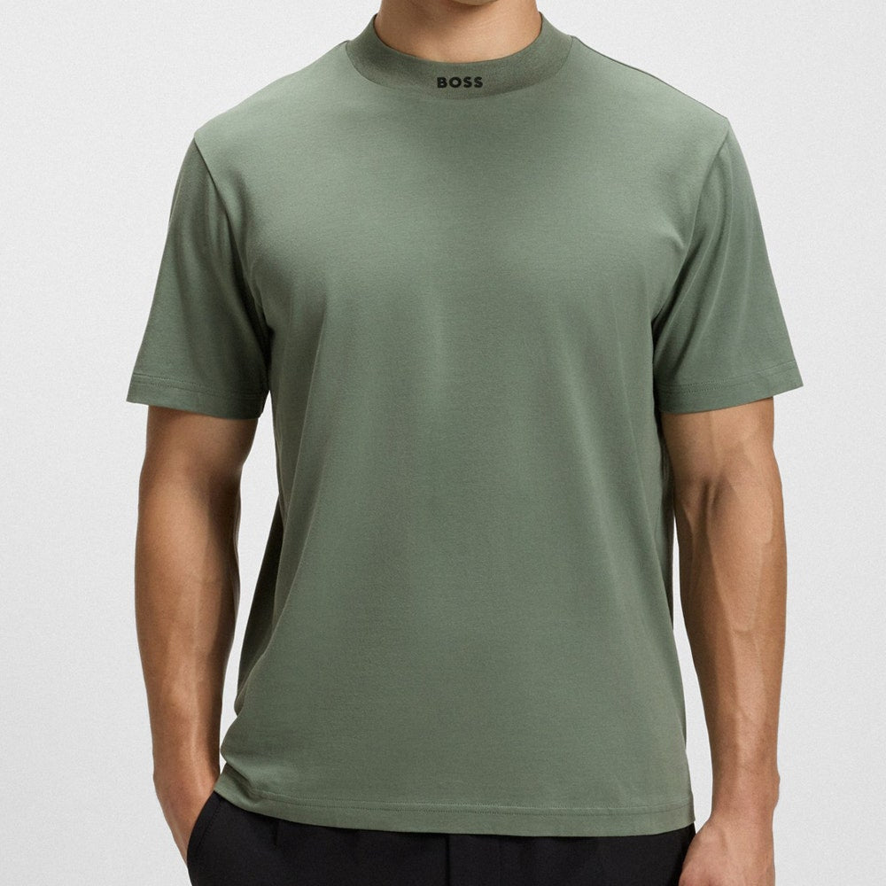 BOSS Golf Shirt - Zone Mock Neck - Laurel Wreath WI25
