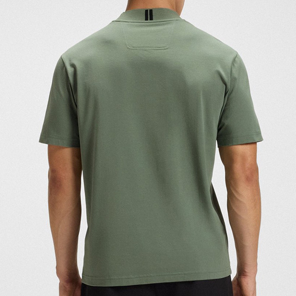 BOSS Golf Shirt - Zone Mock Neck - Laurel Wreath WI25