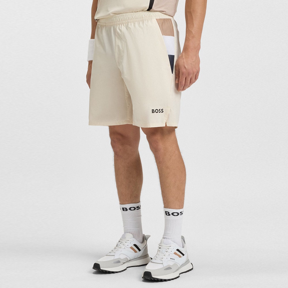 BOSS Golf Shorts - S_T-Match 9 " - Almond Milk WI25