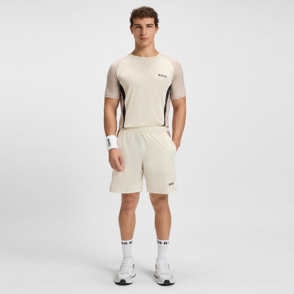 BOSS Golf Shorts - S_T-Match 9 " - Almond Milk WI25