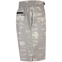 BOSS Golf Shorts - SH_Globe AOP - Brindle SU26