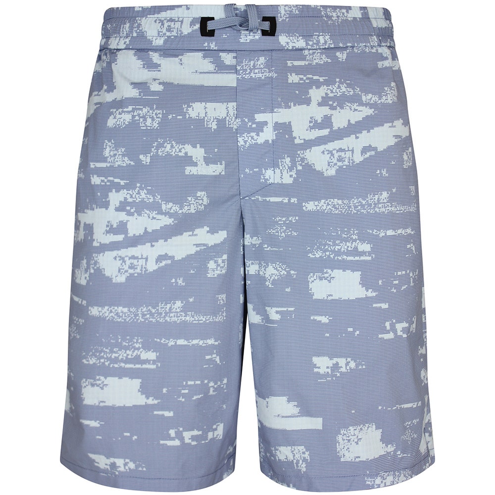 BOSS Golf Shorts - SH_Globe AOP - Colony Blue SU26
