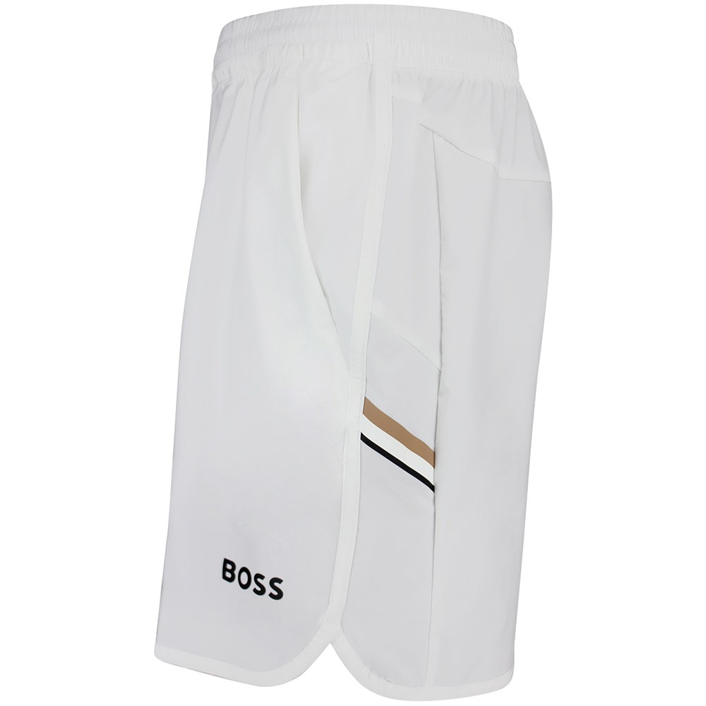 BOSS Golf Shorts - SH_TOC Spin 8" - Bright White SU26