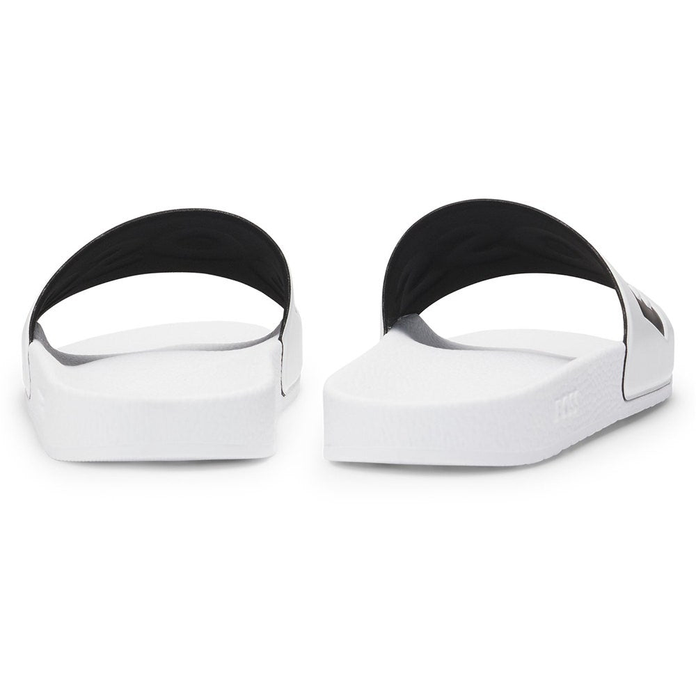 BOSS Golf Sliders - Aryeh Logo - Bright White SU25