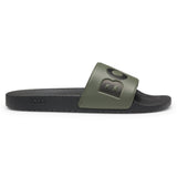BOSS Golf Sliders - Aryeh Logo - Olive - Black FA25