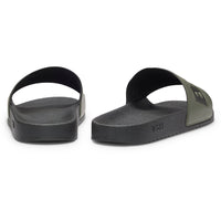 BOSS Golf Sliders - Aryeh Logo - Olive - Black FA25