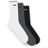 BOSS Golf Socks - QS Rib Stripe CC - 3 Pack Multi SP26