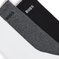 BOSS Golf Socks - QS Rib Stripe CC - 3 Pack Multi SP26