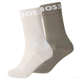 BOSS Golf Socks - RS Sport CC - 2 Pack Beige SP26