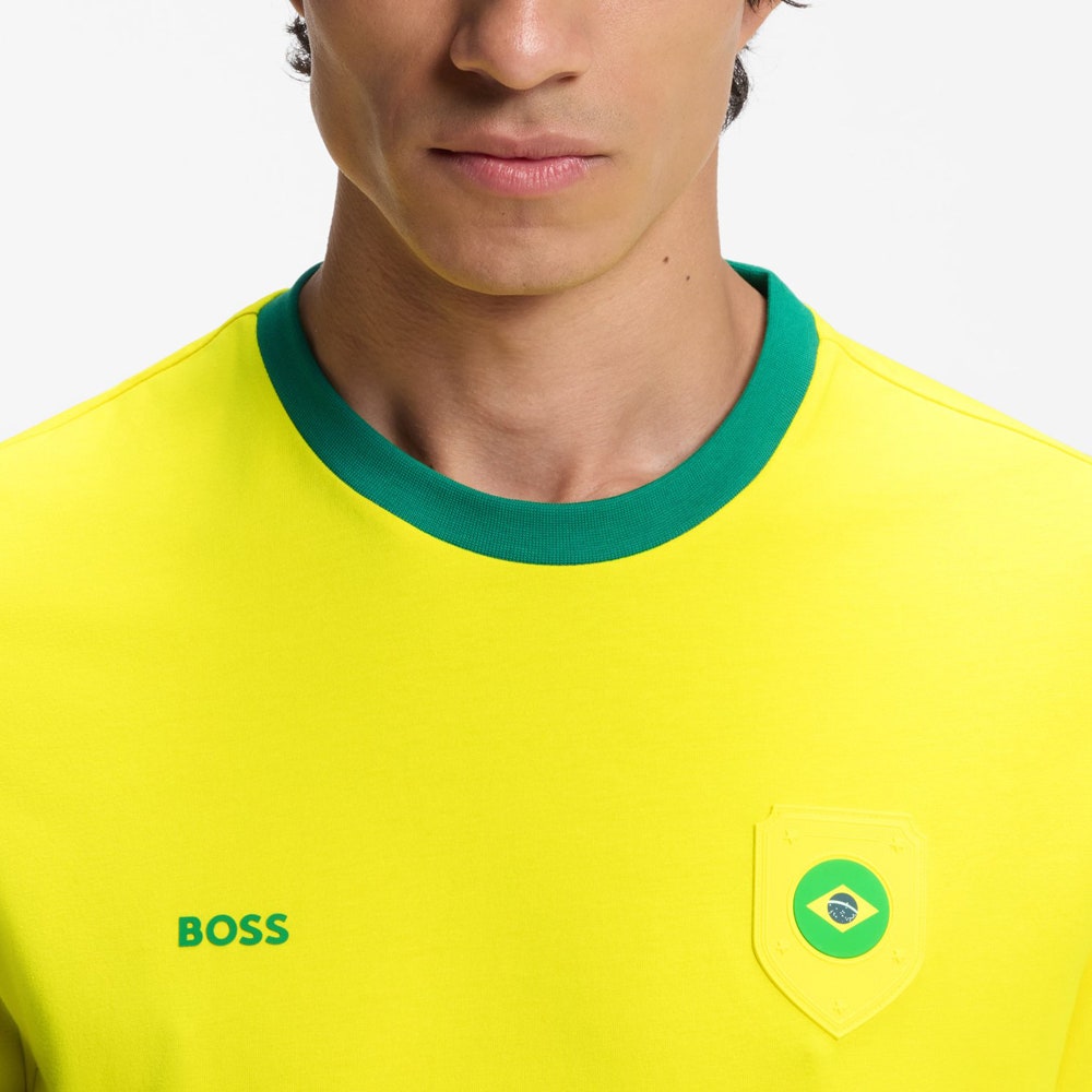 BOSS Golf T-Shirt - BB BC Lux Flag Tee - Brazil SU26