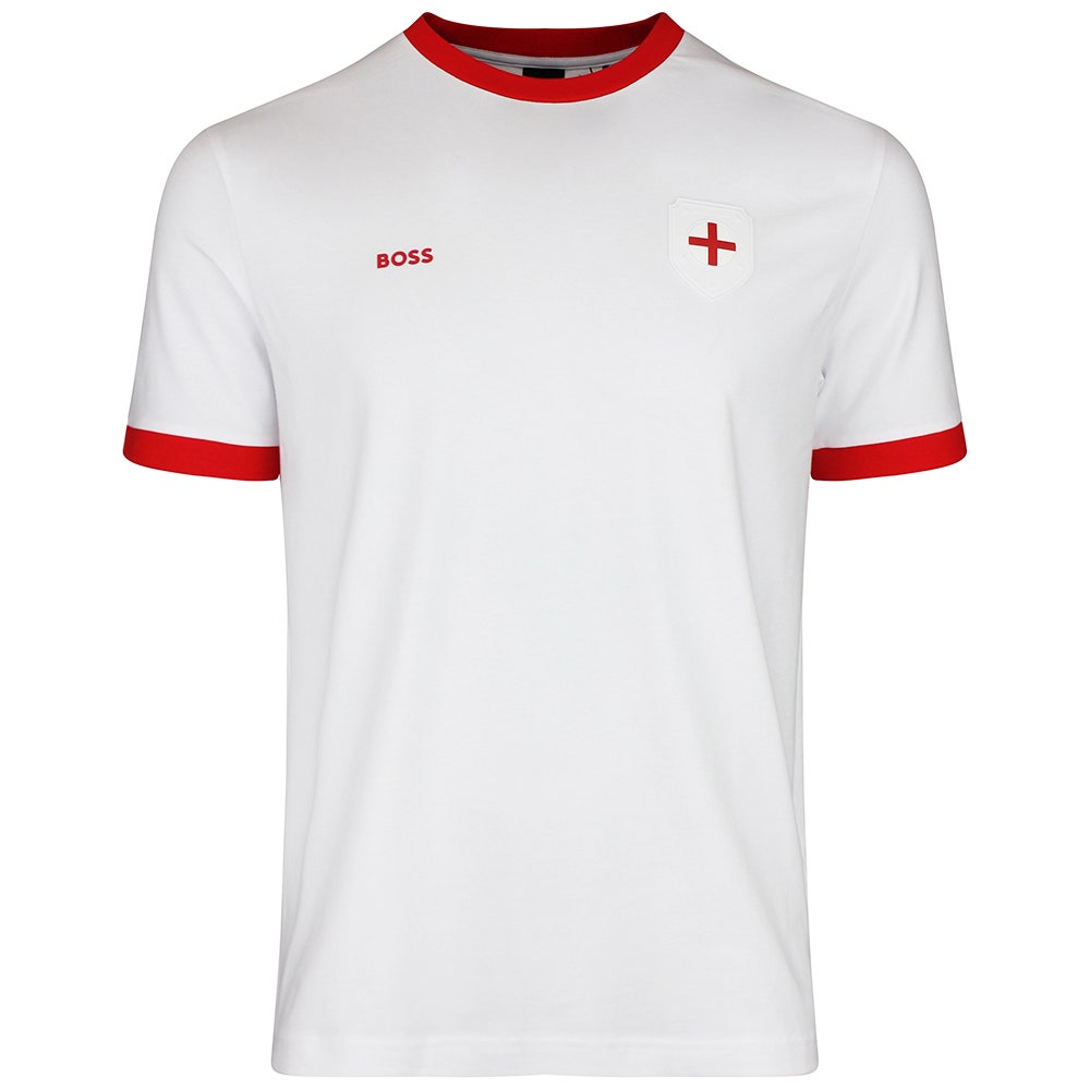 BOSS Golf T-Shirt - BB BC Lux Flag Tee - England SU26