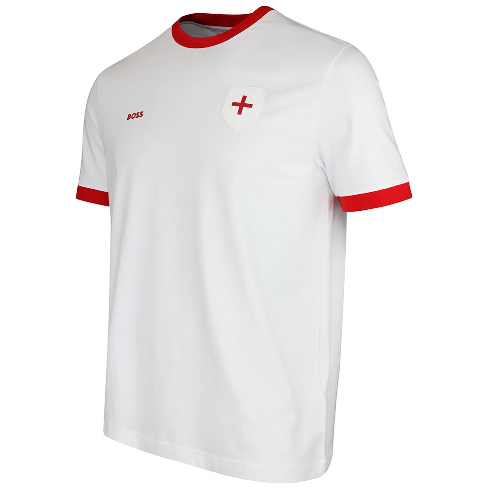 BOSS Golf T-Shirt - BB BC Lux Flag Tee - England SU26
