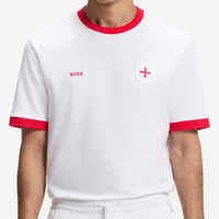 BOSS Golf T-Shirt - BB BC Lux Flag Tee - England SU26