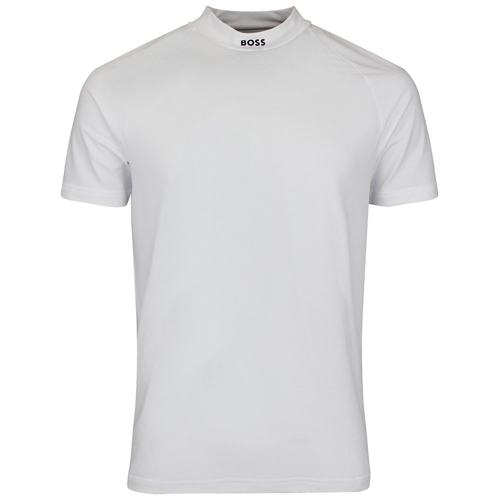 BOSS Golf T-Shirt - GOC Birdie Mock Slim - Bright White SU26