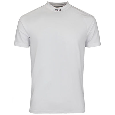 BOSS Golf T-Shirt - GOC Birdie Mock Slim - Bright White SU26