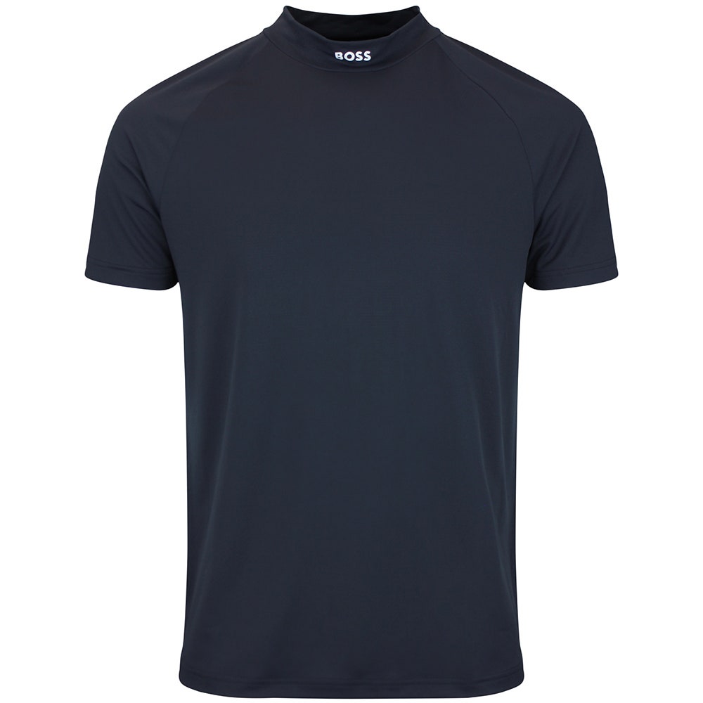 BOSS Golf T-Shirt - GOC Birdie Mock Slim - Dark Navy SU26