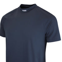 BOSS Golf T-Shirt - GOC Birdie Mock Slim - Dark Navy SU26