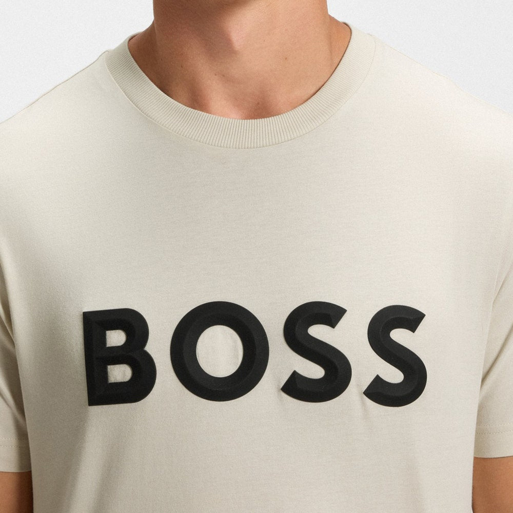 BOSS Golf T-Shirt - Iconic Zone Tee - Almond Milk WI25