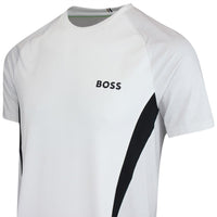 BOSS Golf T-Shirt - Match Ball TOC Tee - Bright White WI25