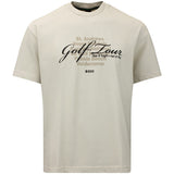 BOSS Golf T-Shirt - Network GRX Tee Relaxed - Pelican FA26