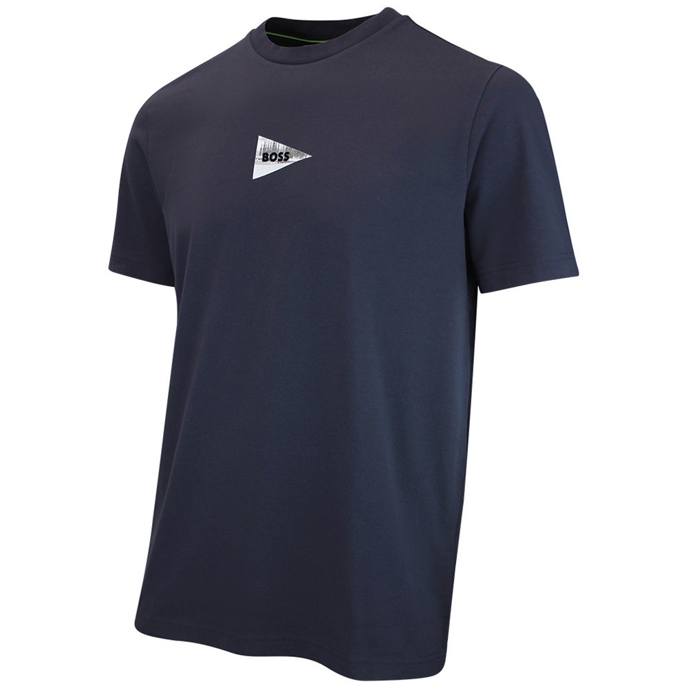 BOSS Golf T-Shirt - Network Photo 1 Tee Reg. Fit - Dark Navy WI26