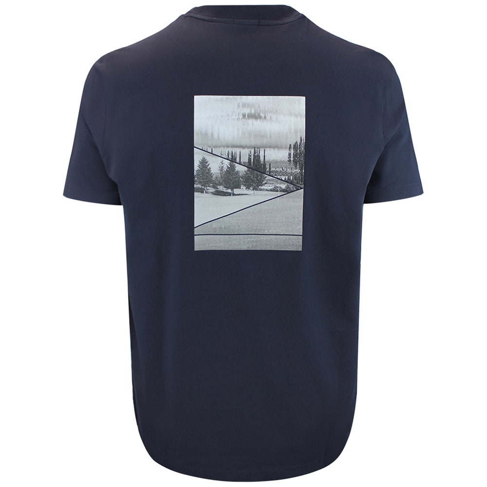 BOSS Golf T-Shirt - Network Photo 1 Tee Reg. Fit - Dark Navy WI26