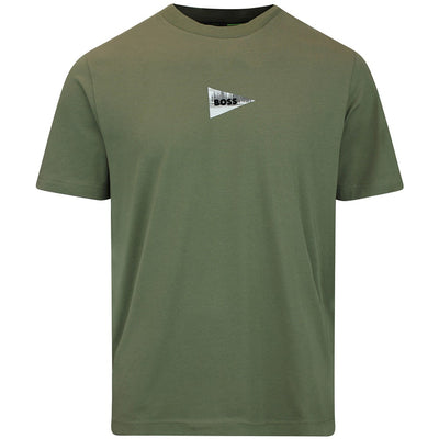 BOSS Golf T-Shirt - Network Photo 1 Tee Reg. Fit - Khaki Green WI26