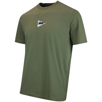 BOSS Golf T-Shirt - Network Photo 1 Tee Reg. Fit - Khaki Green WI26