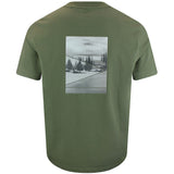 BOSS Golf T-Shirt - Network Photo 1 Tee Reg. Fit - Khaki Green WI26