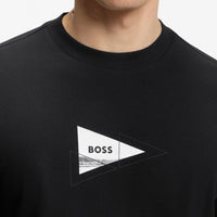 BOSS Golf T-Shirt - Network Photo Tee Reg. Fit - Black FA26
