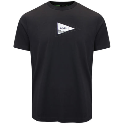 BOSS Golf T-Shirt - Network Photo Tee Reg. Fit - Black FA26