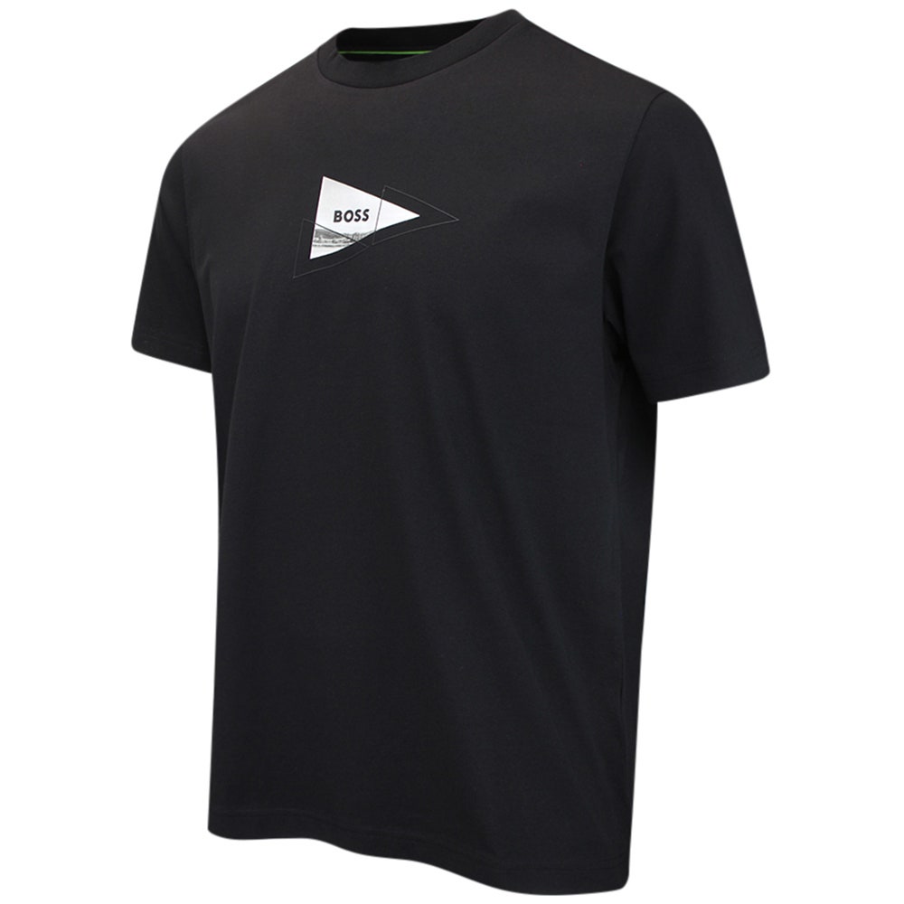 BOSS Golf T-Shirt - Network Photo Tee Reg. Fit - Black FA26