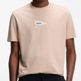 BOSS Golf T-Shirt - Network Photo Tee Reg. Fit - Pastel Orange FA26